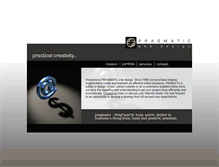 Tablet Screenshot of pragmaticwebdesign.com